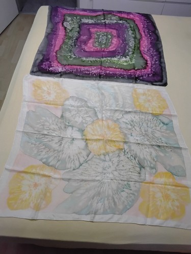 Seiden schals gemalt - seiden?,