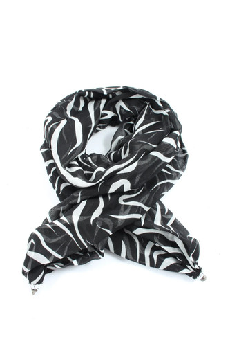 Scarflace sommerschals schwarz - sommerschals,