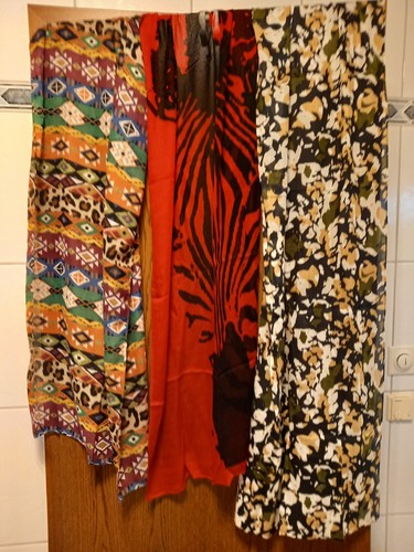 Damen sommerschals bunt - sommerschals,,