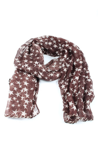 Lua sommerschals braun one - braun,