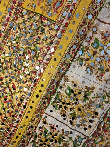 Bunte afghanische schals - bunte, mit