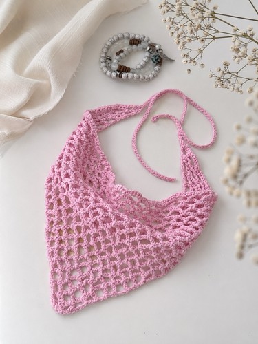 Gehäkeltes bandana für - gehäkeltes,