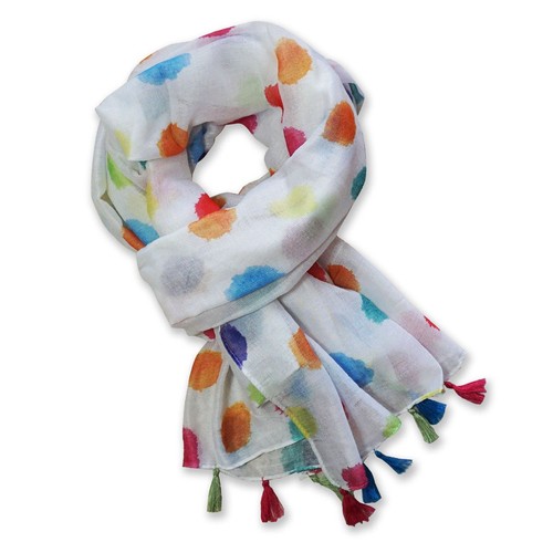 Damen sommerschal wasserfarben - damen,